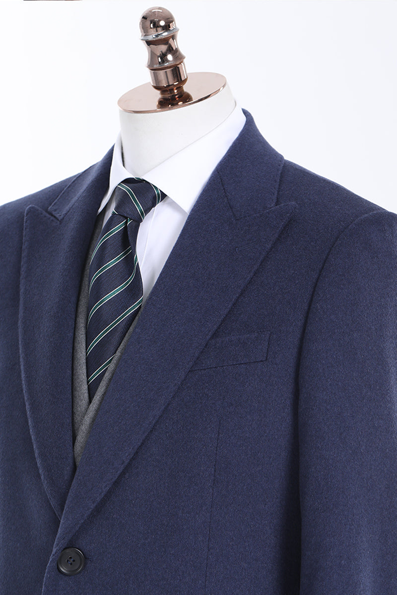 Blue Cashmere Coat