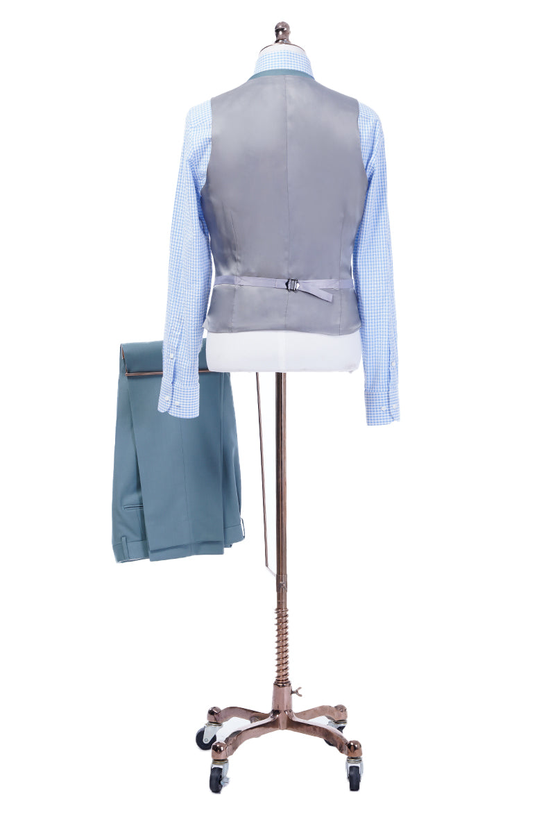Sage Green, Three-Piece Suit