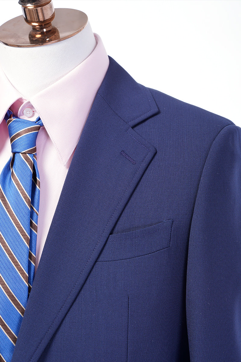Navy Blue Two-Piece Winter Suit