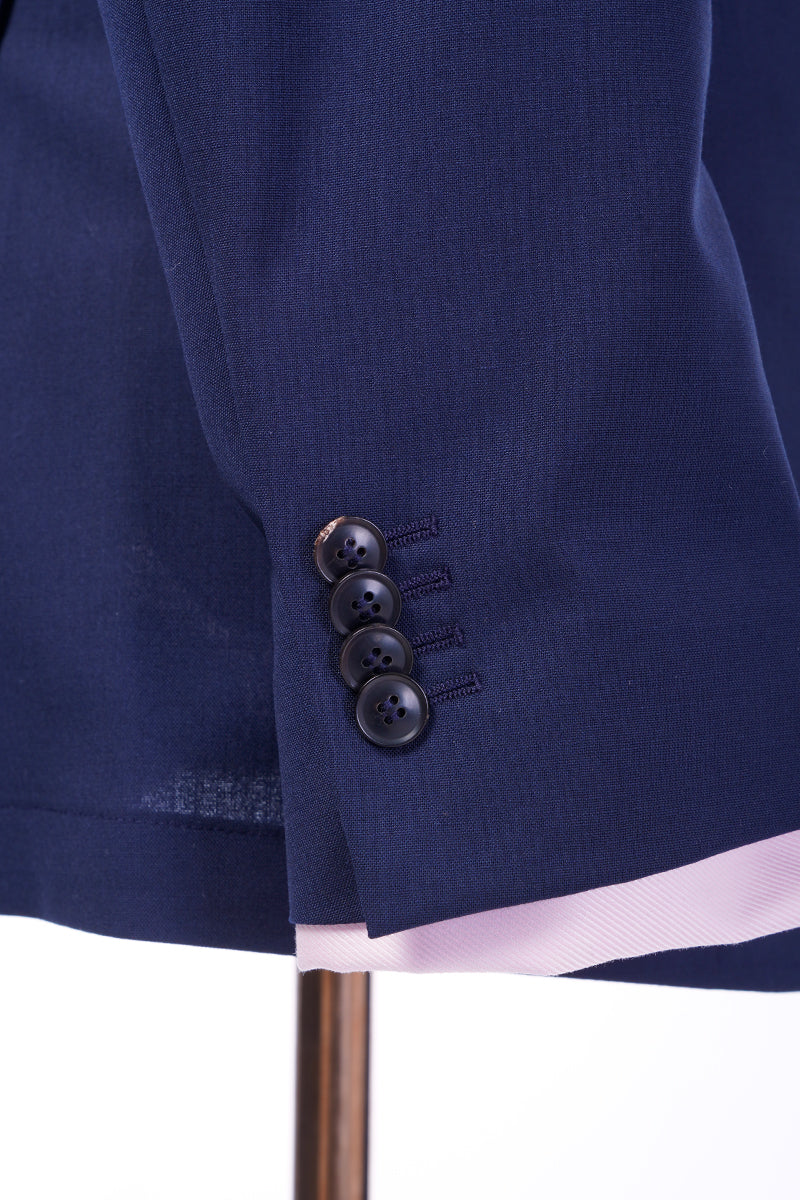 Navy Blue Two-Piece Winter Suit