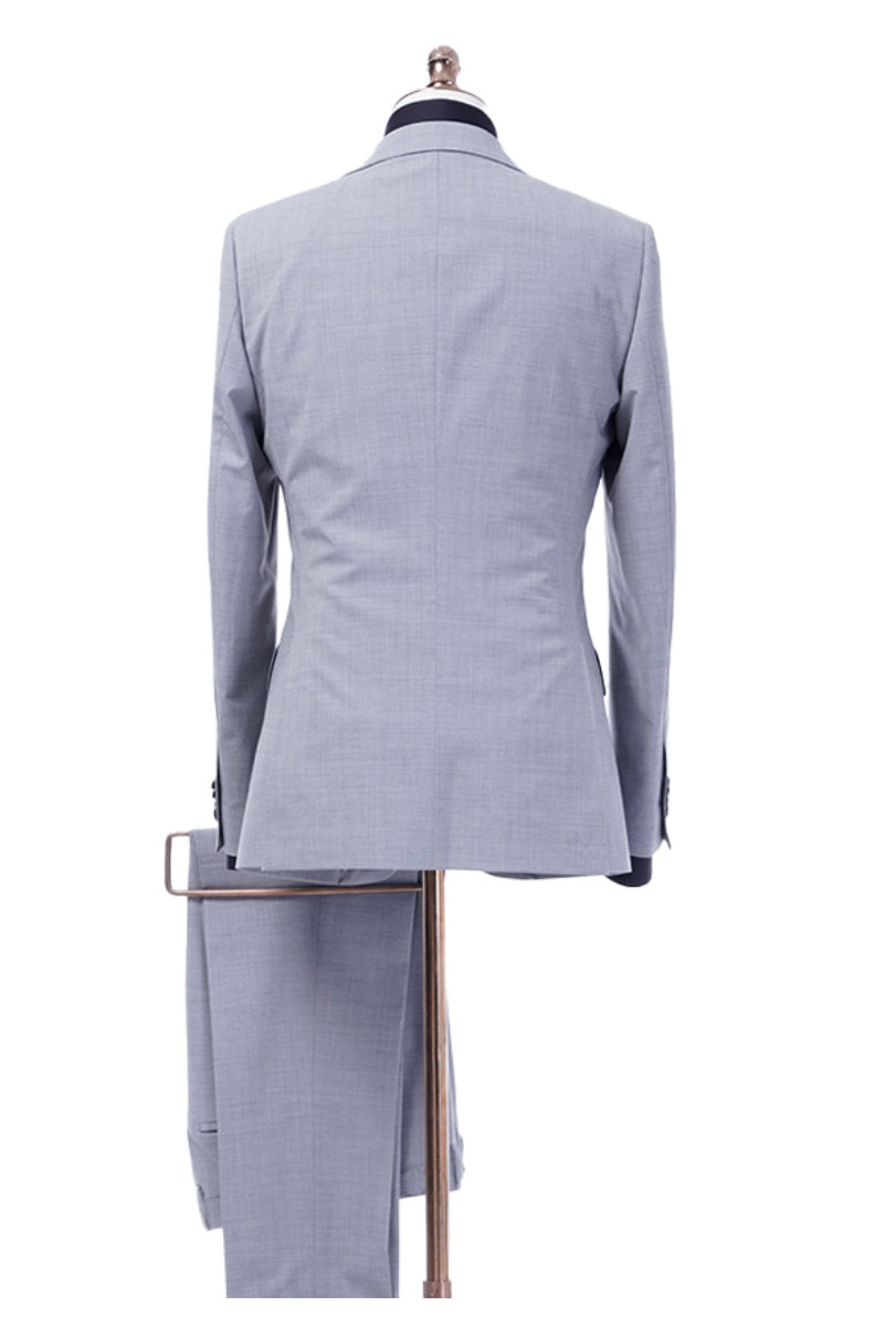 Light Gray Three-Piece Suit