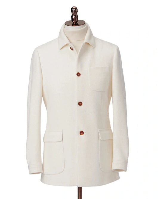 Casual Cream Jacket